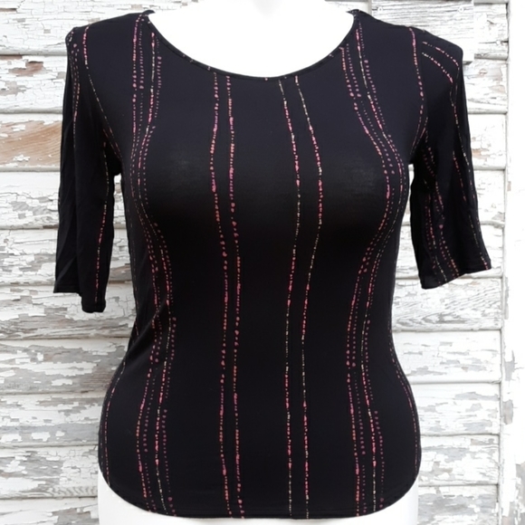 Apt. 9 Tops - Apt. 9 striped top.  Size petite large